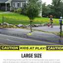 Franklin Sports Kids Driveway Barrier Net - Visual Safety Fence - Outdoor Guard Barrier for Street, Pool + More - Protects up to 20 Feet - Easy Assembly