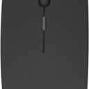 Mouse, Long Distance Portable Smart Optical Sensor 2.4Ghz Ergonomic for Computer (Black)