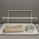 Taylengrow Baby Bassinet Bedside Sleeper - All-Mesh Design, Portable Bedside Bassinet for Baby with Washable Mattress, 5 Adjustable Heights (Beige）