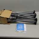 Regalo Extra Long My Cot Portable Toddler Bed - Gray 54x28x12 Inch