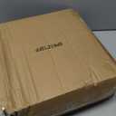 12x12 Picture Frame Set of 9, Display Pictures 8x8 with Mat or 12x12 without Mat, Multi Collage Gallery Square Photo Frames for Wall or Tabletop, Black