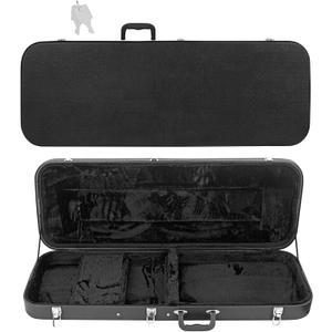 LETSROCK Electric Guitar Hard Shell Case, 39-Inch Standard Electric Guitar Hardshell Carrying Case for KST/KTL/170 Model with Lock Latch Padding (Black), 41.73 x 14.56 x 3.93 inches