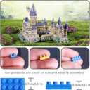 Bibilock 3000+PCS Micro Mini Blocks Magic Castle Building Blocks Toys,Creative Ideals Hog Tower Building Sets, Best Choice for 14+ Boys, Girls or Adults