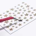 2 x 9 Sheets 4th of July Nail Stickers 3D Self-Adhesive Independence Day Nail Decals Accessories with Glitter Star Designs Red Blue Acrylic Nail Supplies for Women and Girls DIY Nails Decorations (Style 1)