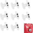 8pcs Bogg Bag Replacement Buttons,Tote Bag Straps Standard and Original Oversized XL Rubber Pool Bag Repair Rivet for Women (Buttons) (White)