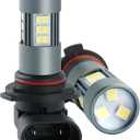 iFunyLED 9005 LED Fog Bulbs, Super Bright HB3 LED Fog Lights 6500K Cool White, Plug and Play, Replacement Lights for Cars Trucks SUV, Pack of 2