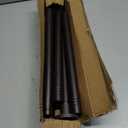 Bronze Shower Curtain Rod Tension 30 to 80 Inch,1 Inch Diameter Adjustable Tension Curtain Rod No Drilling,Shower Rods for Bathroom,No Rust