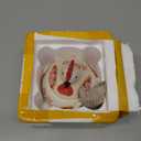 Ceramic Salt Cellar with Lid and Spoon, 13 OZ Large Chicken Salt Jar, Salt Holder for Counter, Coffee, Sugar, Spices and Candies, Salt Containers for Countertop (Red)