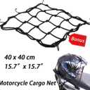 Motorcycle Tail Bag,Seat Bag,Dual Use Waterproof Helmet Bag for Motorbike - with One Extra Motorcycle Cargo Net