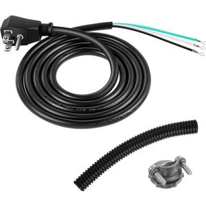 Replacement for W11365014 Dishwasher Power Cord, 6 ft Dishwasher Installation Kit, Dishwasher Kit with UL Certification, Right Angle
