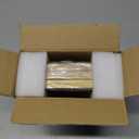 6x6 Picture Frame, Brass Metal Photo Frames with HD Glass, Fits 5x5 with Mat or 6 x 6 without Mat, Display for Wall and Table, 3 Pack