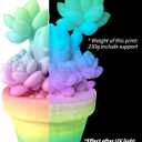 Glow Gradient in the Dark 1.75mm Rainbow Candy PLA Filament, Luminous Rainbow Vibrant Bright 3D Printer Filament, 1kg (2.2lbs) Spool 3D Printing PLA Filament Rod