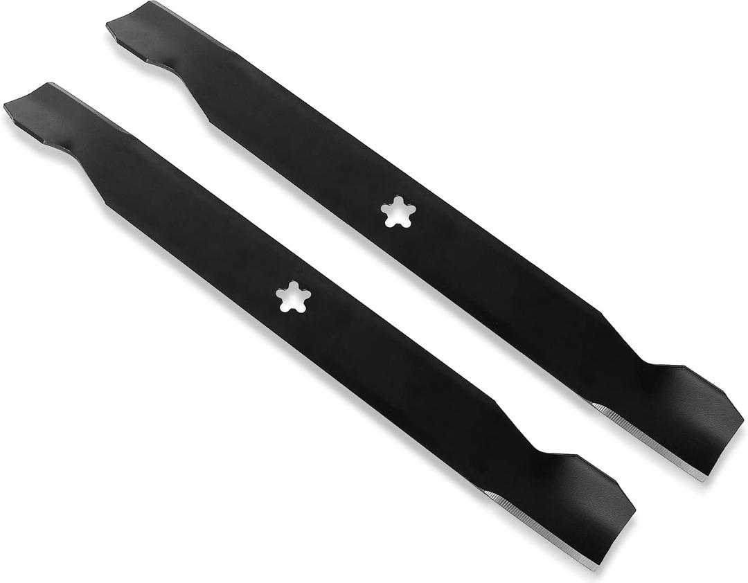 532138971 Mower Blades for Craftsman/HU/Pou LAN 42" Lawn Tractor, 138498 High Lift Blades for Craftsman LT1000 DYT4000, Hus qvarna YTH18542, Replace 127843 531307224, 2 Pack