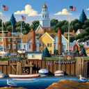 Buffalo Games - Eric Dowdle - Marblehead - Jigsaw Puzzle for Adults - Challenging Puzzle Perfect for Game Nights - Finished Size is 21.25 x 15.00