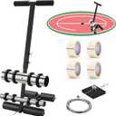 GADFISH Court Line Tape Machine, Basketball Court Line Striping Machine, Playing Field Striping Line Marking Machine, Adjustable Floor Paint Tape Applicator for Parking Lots, Driveway, Workshops