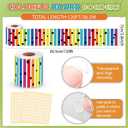 Tenceur 120ft Striped Bulletin Board Border for Classroom, Colorful