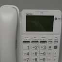 AT&T CL4940 Corded Answering System with Backlit Display, White, Display Dial, Mute, Last Number Redial, Flash, Clearspeak Dial-in-Base Speakerphone, Caller ID/Call Waiting, Audible Message Alert