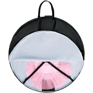 Fanwoli 40 Inch Tutu Dance Costume Garment Bag | Foldable & Waterproof | Ballet Dance Bag with Adjust Strap, Ideal Garment Duffel Bag for Dancers | Competition & Performance
