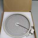 UPGRADED WB30T10130 12" Dual Haliant Surface Element Replacement for GE Stove, AP4344395 12"/9" Dual Radiant Surface Element, PS2321564 12 inch Burner Replace AH2321564, 1474216
