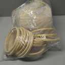 40 Pieces 6 Inch Round Embroidery Hoops Bulk Bamboo Frame Circle Cross Stitch Hoop Ring for Embroidery Art Craft Sewing