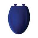 Elg Cfwc E2 Sta Plst St Colonial Blue With Cover, Slow Close Hinge, Elongated, Colonial Blue