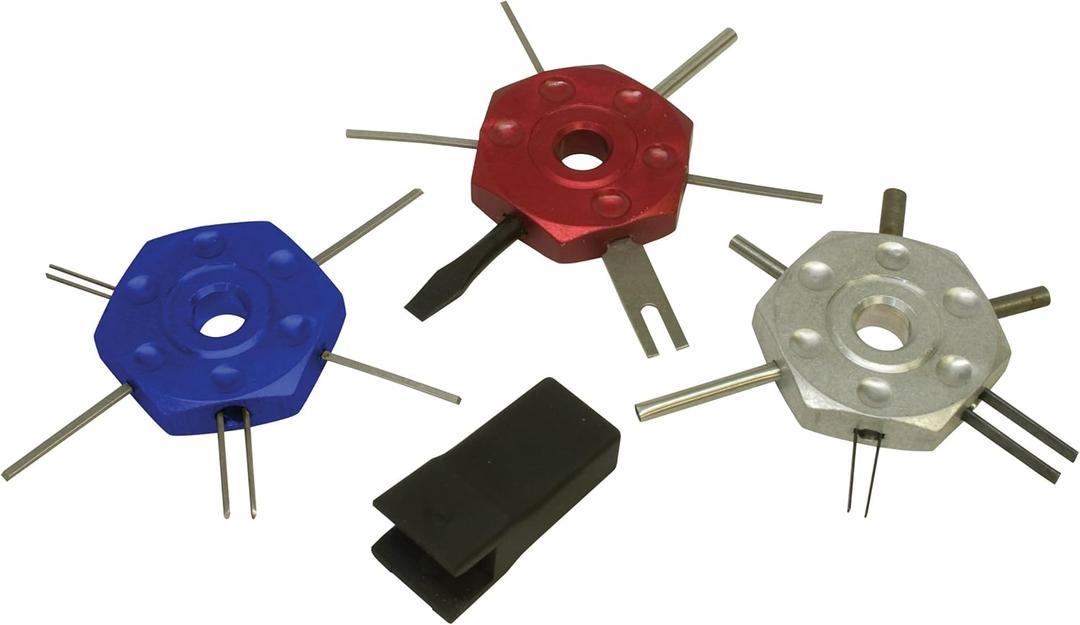 Lisle 57750 Wire Terminal Tool Kit, One Size, Factory