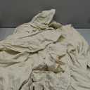 GLORY SEASON Retro Farmhouse Ruffle Tablecloth Cotton Flounces Trim Washable Table Cover Tablecloths for Rectangle Table Baby Shower Kitchen Party Wedding Decor,60''x120''