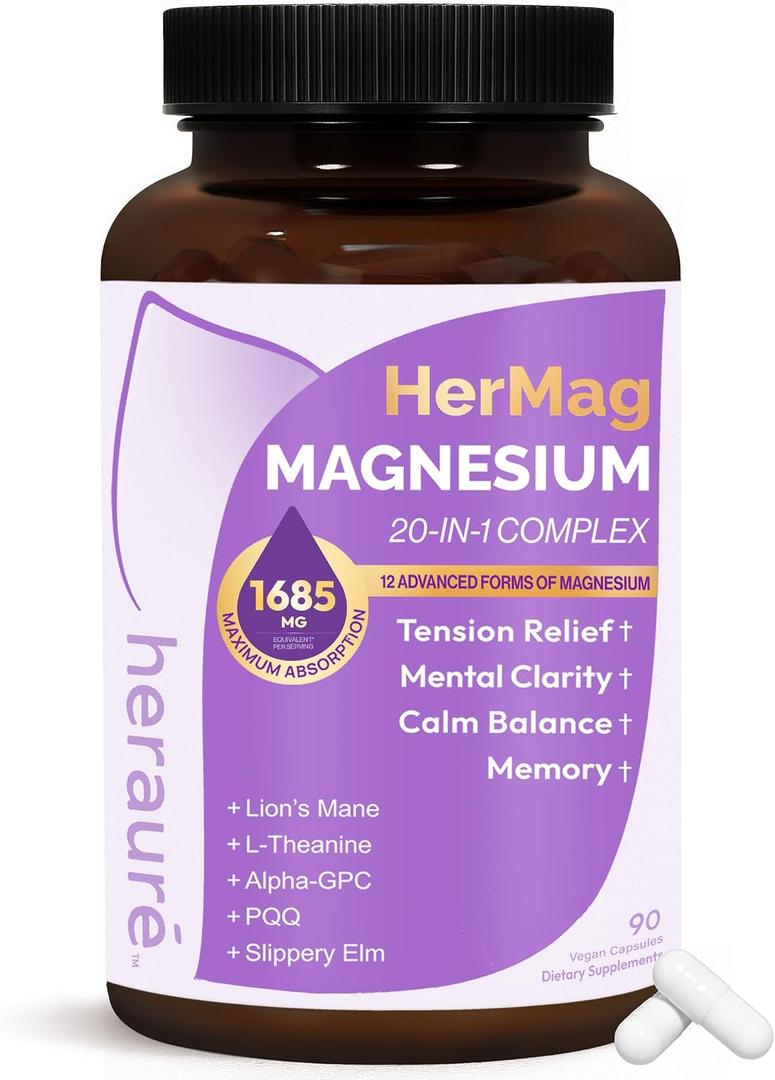 HerAure Hermag Magnesium 20-in-1 Complex Magnesio Complex for Women