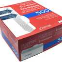 Top Flight PSTF10NWT #10 Envelopes, Strip & Seal, Security Tinted, White Paper, 24 lb, 500 Count