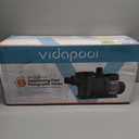 VIDAPOOL In/Above Ground Pool Pump, Self Primming High Flow (with Timer, 2HP, 8120 GPH, 115V)