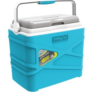 Pinnacle 10 Liter Insulated Cooler Lunch Box -Portable Camping/Picnic Hard Cooler Coolbox Keeps Cool for 48 hrs. with Ice RetentionHeavy Duty Cooler for Beach, Grill, Travel,Tailgating,Small