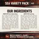 Wellness CORE Tiny Tasters Pate Adult Wet Cat Food, Natural, Protein-Rich, Grain Free, 1.75-Ounce Pouch, 12 Pack, (Seafood Variety Pack) (EXP 05/21/24)