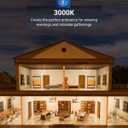 Sunco 6 Pack G25 LED Light Bulbs, Filament Edison Globe, Vanity Lighting Bulb for Bathroom Bedroom, 500 LM, 5W (60W Equivalent), 3000K Warm White, Dimmable, E26 Base, Clear UL