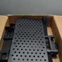 Universal Foldable Golf Cart Rear Seat Bag Holder, Upgraded Golf Cart Rear Seat Bag Rack Fits 8-Inch Max Width Safety Grip Bar, for EZGO Club Car Yamaha, Preinstalled, Space-Saving, No-Drill