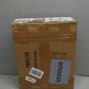 Y&M Outdoor Side Table, HIPS Adirondack Small Double Layer Table, Waterproof Square Outside Table, Balcony Modern End Tables for Patio, Pool, Beach, Porch, Deck, Indoor or Outdoor Use, Brown