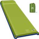 TEKIK Self Inflating Sleeping Pad, Ultra-Thick Memory Foam Sleeping Pad for Camping with Pillow, 20s Fast self Inflate&Deflate, 9.5 R-Value Insulated Camping Mattress, Suitable for Car Travel Tent
