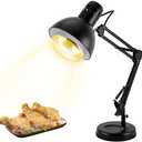 YMJOINMX Food Heat Lamp with 250w Bulb for Food Home Kitchen Food Heating Lamp Warmer