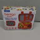 Bentgo Kids Prints Leak-Proof, 5-Compartment Bento-Style Kids Lunch Box - Ideal Portion Sizes for Ages 3-7, Durable, Drop-Proof, Dishwasher Safe, & PFAS & BPA-Free Materials (Trucks)