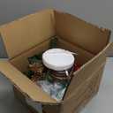 Christmas Candle Ring Wreath Christmas Candle Holder Ring with Snowy Pinecones Red Berries Flower Artificial Mini Snowy Wreaths for Wedding Home Table Centerpiece (9.8Inch)