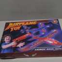 3 Pack Airplane Launcher Toy with Glowing Eyes & Web-Pattern Wings,2 Flight Modes Outdoor Games for Kids,Boys Toys Age 3-12,Birthday Gifts for 3 4 5 6 7 8 9 10 11 12 Year Old,Kids Gift(Red&Blue&Black)