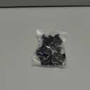 M8-1.25 x 20mm Flanged Button Head Socket Cap Screw Bolts, Allen Socket Drive, Stainless Steel 304, Black Finish, Quantity 20