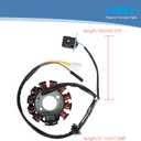 LABLT 11 Pole/Coils Ignition Stator Magneto Performance for 125CC 150CC GY6 Scooter Engines with DC System Taotao Scooter