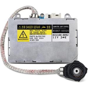 HID Headlight Ballast with Ignitor Compatible with Toyota Prius Avalon Sienna Lexus ES300 ES330 LS430 Lincoln Aviator Replacement for 81107-2D020 85967-0E020 DDLT002 KDLT002