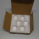 6 Pack 1.6 Inch Crystal Dome Magnifying Paperweight, Clear Distortion-Free Optics Convex Lens Set for Physics Classroom Home Decor, Paper Weights for Outdoor Events (6Pcs)