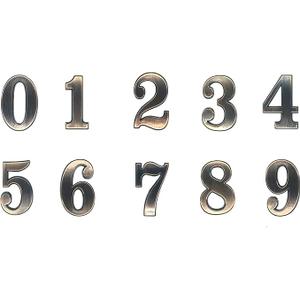 Door Number Plate for Hotel, Apartment, Office, Students Dormitory and Public Facilities (10 numbers)