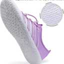 JIASUQI Athletic Hiking Beach Water Shoes Barefoot Aqua Swim Sports Walking Shoes for Women Men (Purple, M)