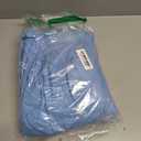 Royale Linens 100% Organic Cotton Fitted Sheet - Percale Weave - Super Soft Deep Pocket Bottom Sheets - Lake Blue Elastic Sheet Twin XL Size - Twin XL Fitted Sheets Only - (39"x80"+15", Lake Blue)