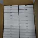 (50 Pack) BESTTEN USWP6 Matte Snow White Screwless Wall Plate, 1 Gang Switch Plate, Decorator Receptacle Outlet Cover, H4.69 x W2.91