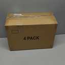 3 Tier Plastic Storage Bins with Lids 35QT, Stackable Storage Containers with Wheels, Folding Storage Boxes, Extra Large Collapsible Storage Bins, White