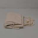 HOTGODEN Light Weight 100% Cotton Muslin Fabric: 63 inch x 10 Yards Unbleached Muslin Linen Fabric Material for Sewing Material Apparel Cloth (Natural)